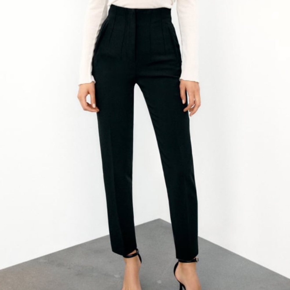 Zara High Waisted Dress Pant